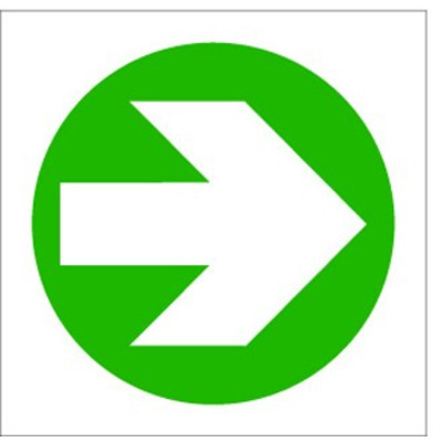 Green Arrow Sticker