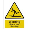 Danger Beware of Step Sign
