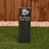 Image of Memorial Stake - Large Slate with Motif