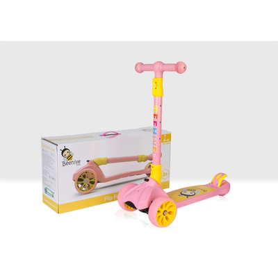 Pink Folding Scooter