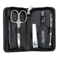 Image of Becker of Germany 5 Piece Manicure Set With Leather Case