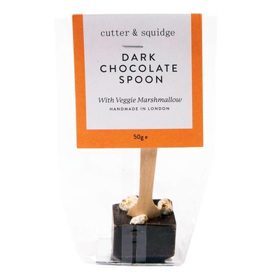 Dark Chocolate Marshmallow Hot Chocolate Spoons - Pack Of 2