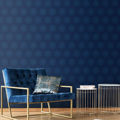 Galactik Wallpaper Cluster Blue Muriva J506-01
