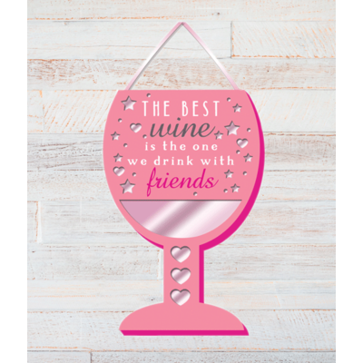 Wine With Friends - Plaque