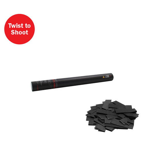 Handheld Confetti Cannon 50cm - Black