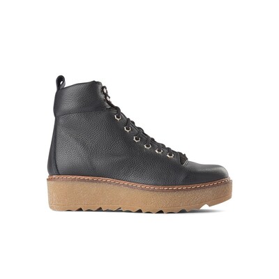 Bex Leather Boot - Black