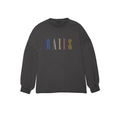 Rails Rails Signature Sweatshirt Vintage Black