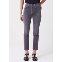 Image of Riley High Rise Crop Straight Leg Jean - Sector