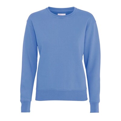 Classic Crew Organic Cotton Sweatshirt - Sky Blue