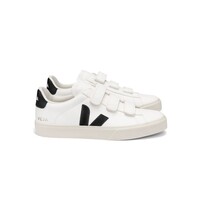 Image of Recife Leather Trainers - Extra White & Black
