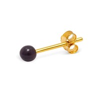 Image of Single Colour Ball Earring - Inkwell