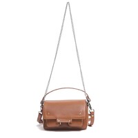 Image of Small Honey Florence Leather Bag - Cognac