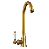 Image of TAPCLASSIC-GO Classico Traditional Mixer Tap Brushed Gold Finish