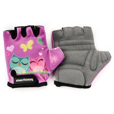 Meteor Junior Owl Bicycle Gloves - Multi