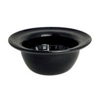 Image of Stef Baxter Handmade Black Stoneware Shaving Lathering Bowl
