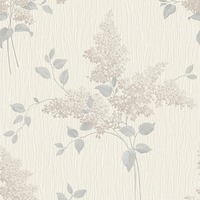 Image of Tiffany Fiore Floral Wallpaper Beige Belgravia 41311