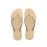 Havaianas Slim Sparkle II Flip Flops - Sand Grey - UK 6/7 