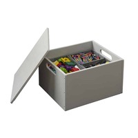 	
Toy Storage Box - the Tidy Books Sorting Box - Pale Grey   