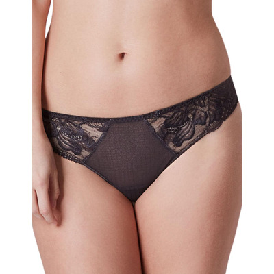 Simone Perele Promesse Tanga Brief - Grey