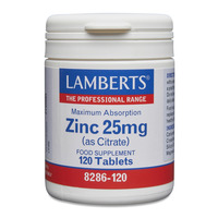 Lamberts Zinc 25mg (as Citrate) 120's