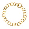 Daphne Thick Gold Chain Choker Necklace