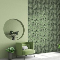 Image of Eden Wallpaper Collection Ilana Leaf Green Muriva J98234