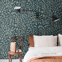Sommarang Kirke Wallpaper Blue Galerie S65106
