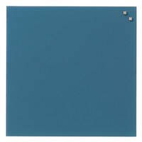 Image of NAGA Magnetic Glass Noticeboard JEANS BLUE 100 x 100cm