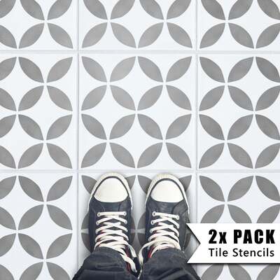 Tsunagi Tile Stencil - 12" (304mm) / 1 pack (1 stencil)