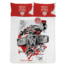 Wwe Champion Double Duvet Cover And Pillowcase Set