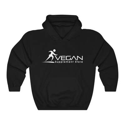 Vegan Supplement Store Unisex Heavy Blend&#8482; Hooded Sweatshirt, Black / XL