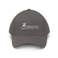 Image of Unisex Twill Hat, Charcoal / One size
