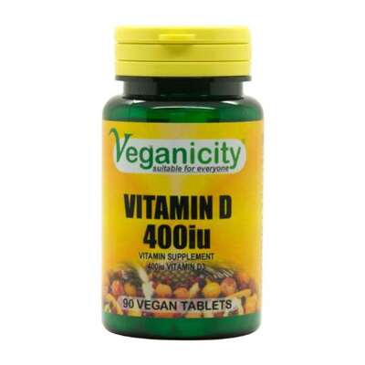 Vitamin D 400iu &pipe; Vegan Supplement Store &pipe; FREE Shipping