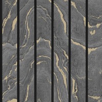 Image of Woodgrain Panel Wallpaper Charcoal Muriva 193503