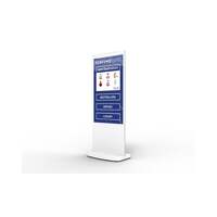 Image of Allsee 50" White Freestanding PCAP Touch Screen Posters - L50HD9-