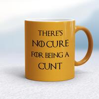 There’s No Cure for Being A Cunt Mug – Gold, 10oz
