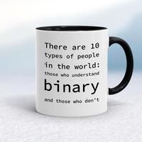 There Are 10 Types Of People In The World Mug – White/Black, 10oz