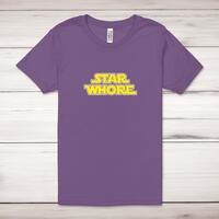 Star Whore Adult T-Shirt – Royal Purple, Small