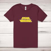 Star Whore Adult T-Shirt – Maroon, 4XL
