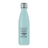Take The Iron Throne Water Bottle – Blue Glitter, One