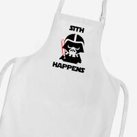 Sith Happens Apron – White, One