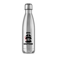 Sith Happens Water Bottle – Silver, One