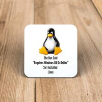 The Box Said Requires Windows 95 So I Installed Linux Coaster – One, Square
