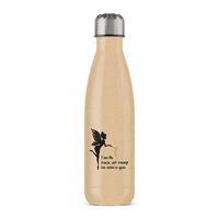 The Fuck Up Fairy Water Bottle – Gold Glitter, One