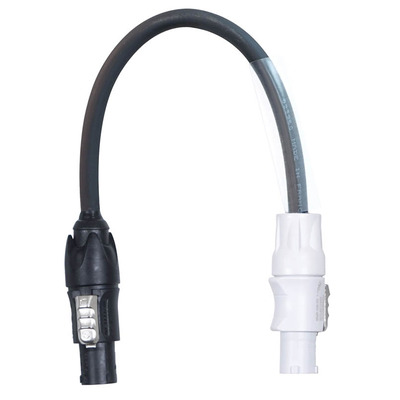 PowerCON TRUE1 to PowerCON Out 0.25m Titanex Rubber Cable