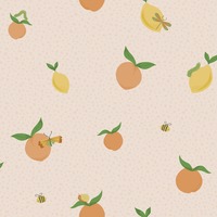 Image of Tutti Fruity Wallpaper Soft Coral / Orange Holden 13271