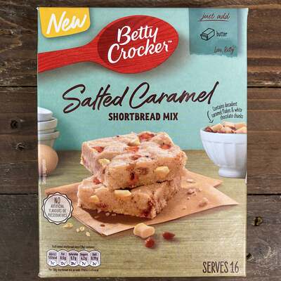 2x Betty Crocker Salted Caramel Shortbread Mixes (2x345g)