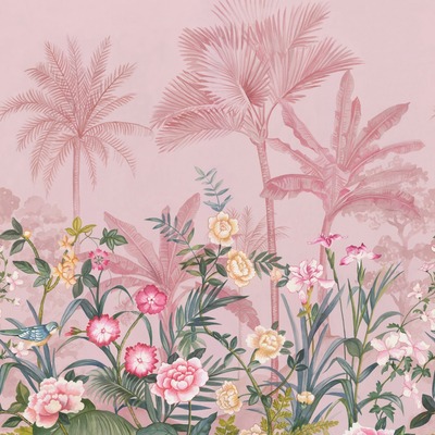 Palm Tree Paradise Wall Mural Blush Holden 99383