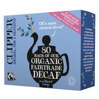 Image of Clipper Organic Fairtrade Everyday Decaf Tea - 80 Teabags