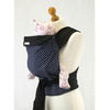 Image of Palm and Pond Mei Tai Baby Sling - Blue Polka Dot